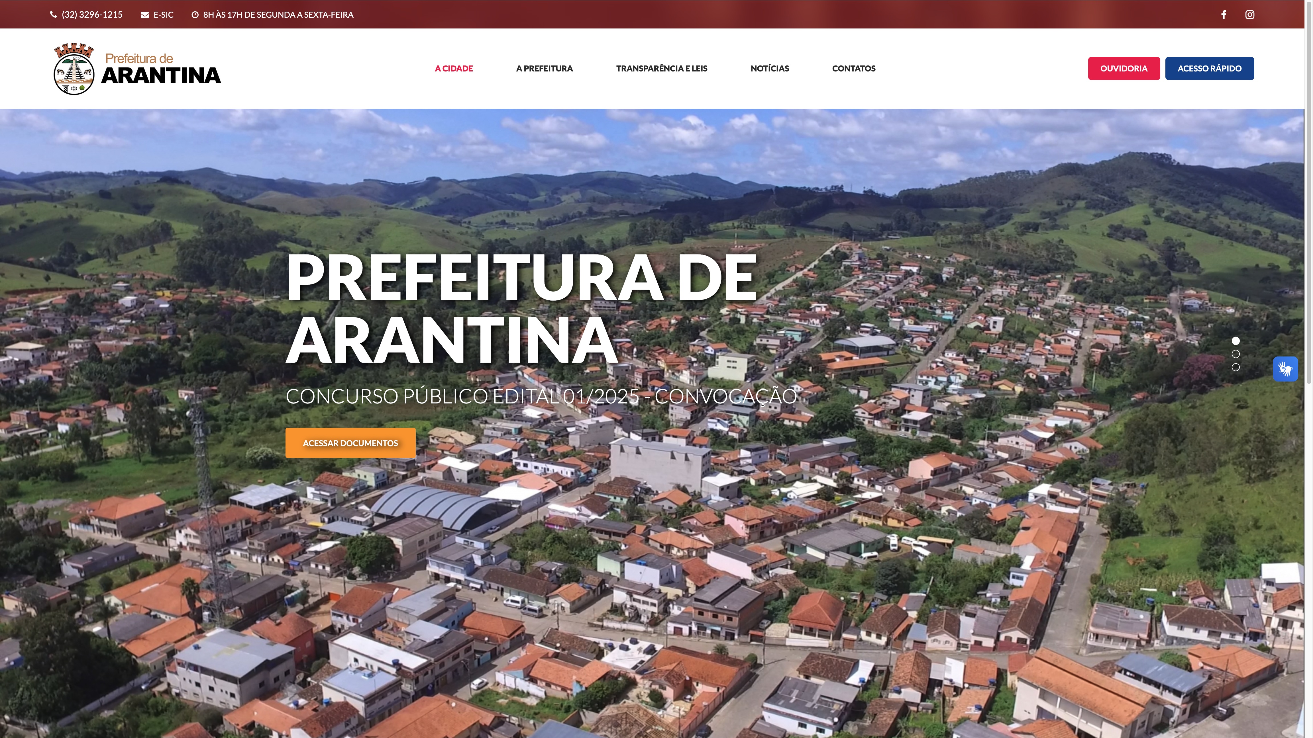Prefeitura de Arantina — MG